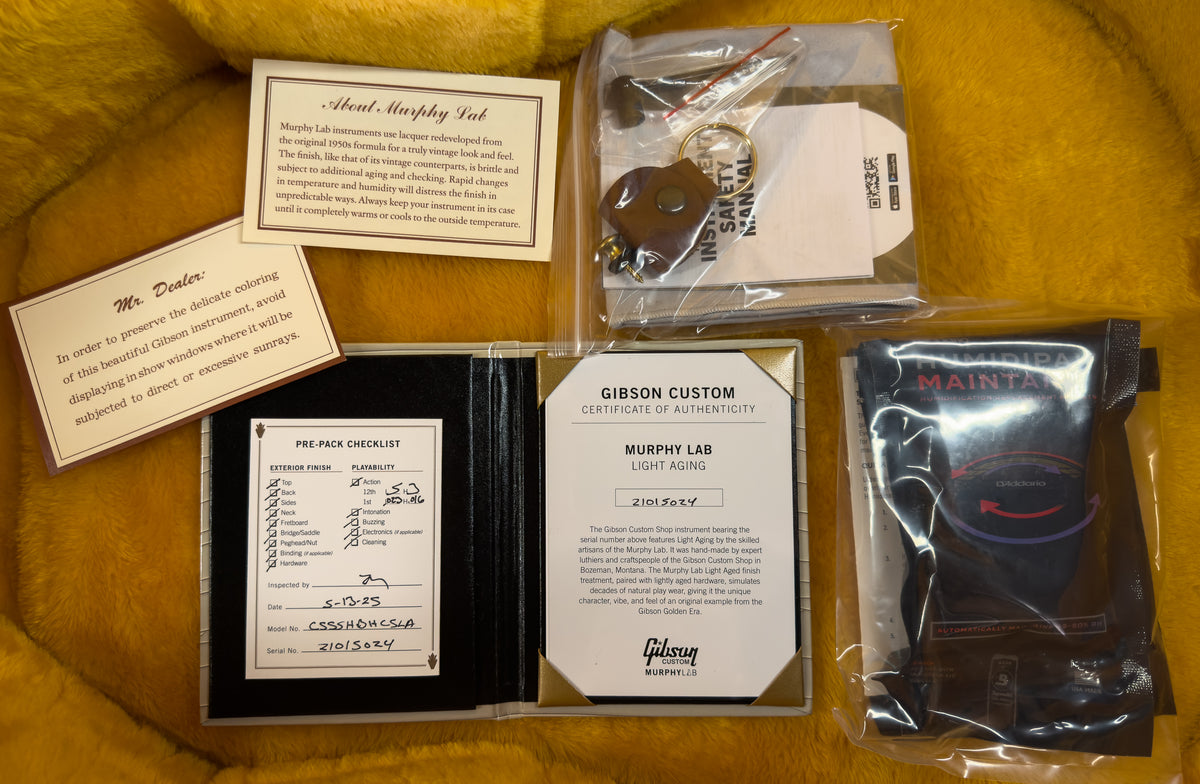 Gibson Custom Shop 1960 Hummingbird Murphy Lab Light Aged Heritage Cherry Sunburst (024)