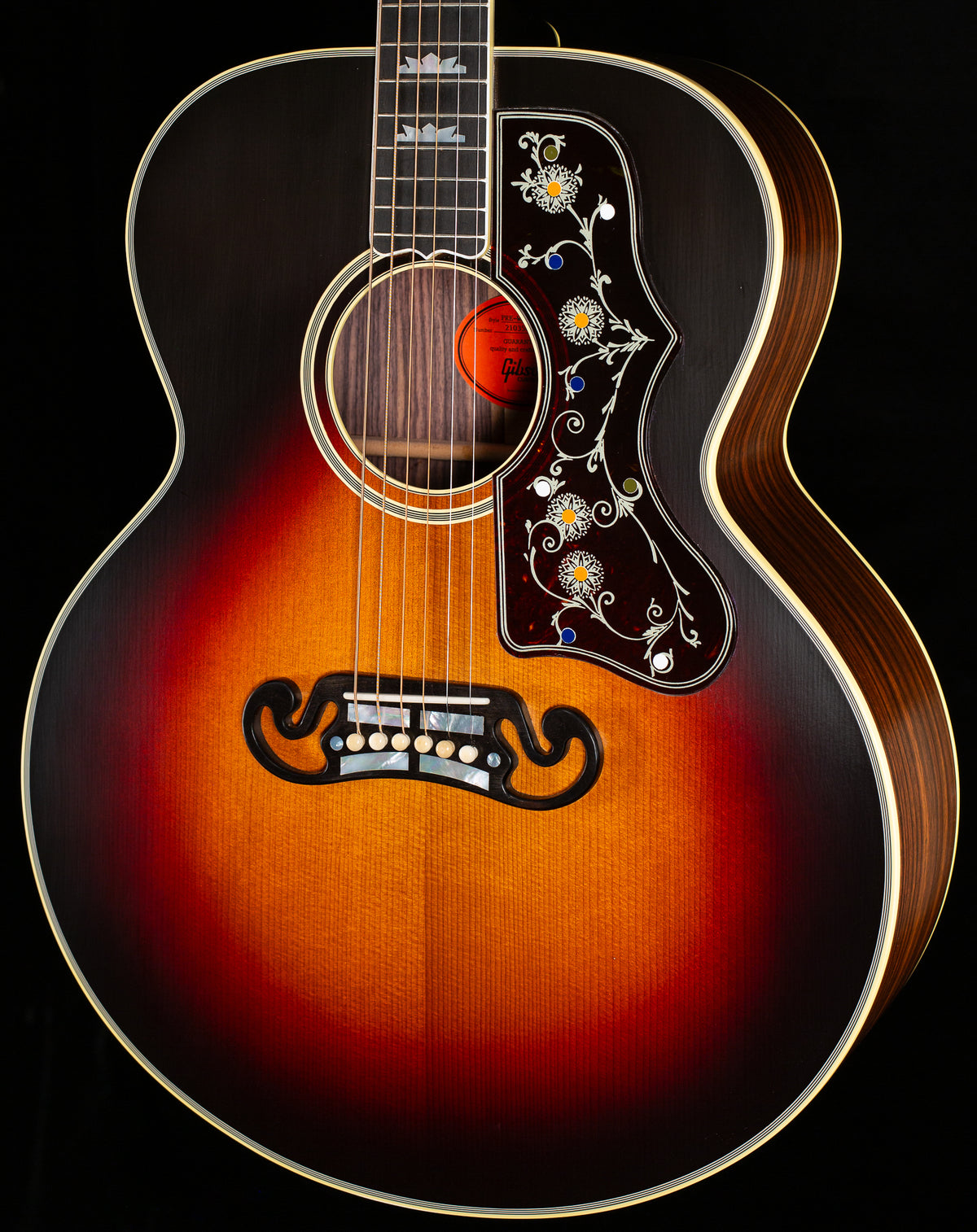 Gibson Custom Shop Pre-War SJ-200 Rosewood Vintage Sunburst (015)