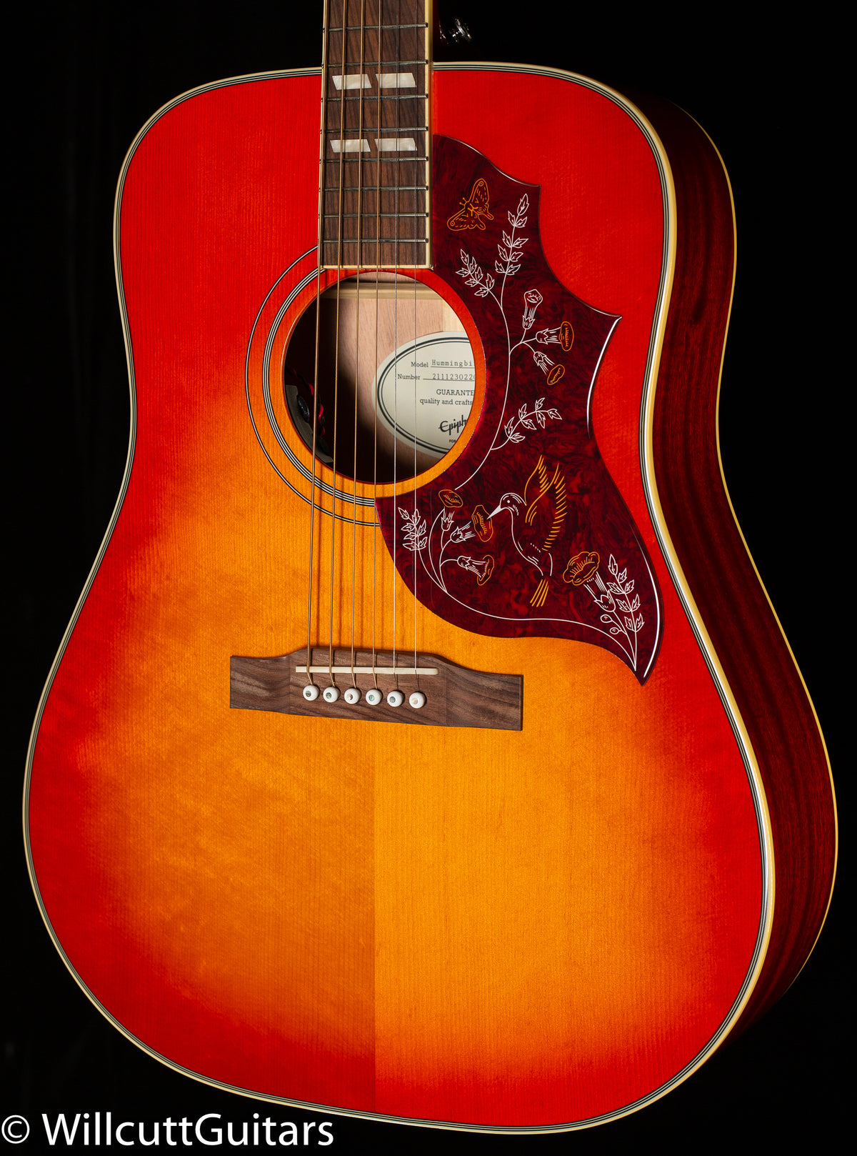 Epiphone Humminhgbird Studio Solid Top Fishman (205)