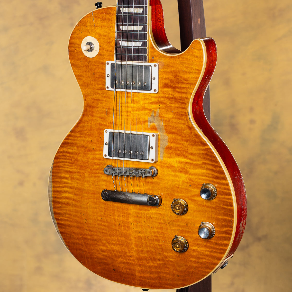 2025 Gibson Kirk Hammett Signature Les Paul Standard "Greeny" Greeny Burst Underwood Aged