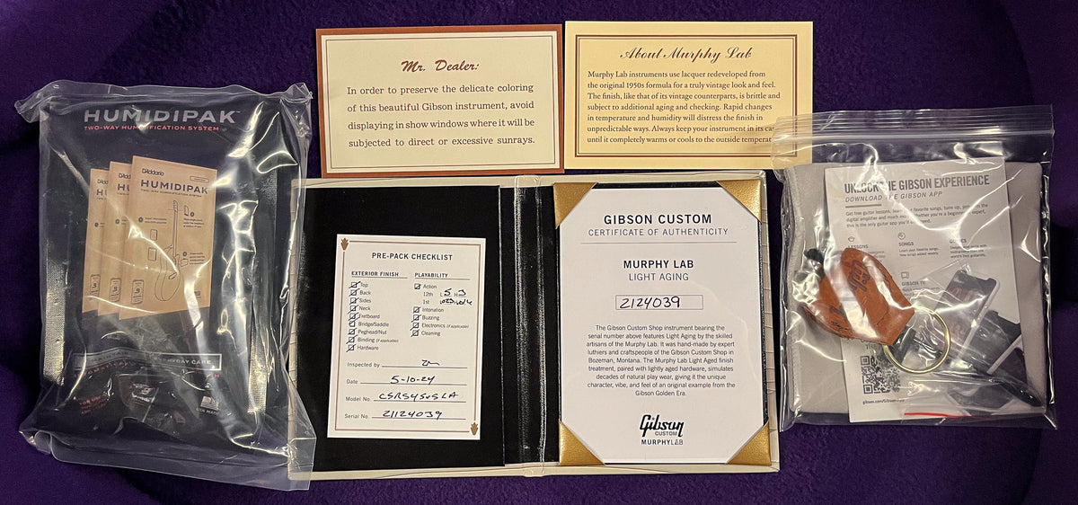 Gibson Custom Shop 1942 Banner J-45 Murphy Lab Light Aged Vintage Sunburst (039)