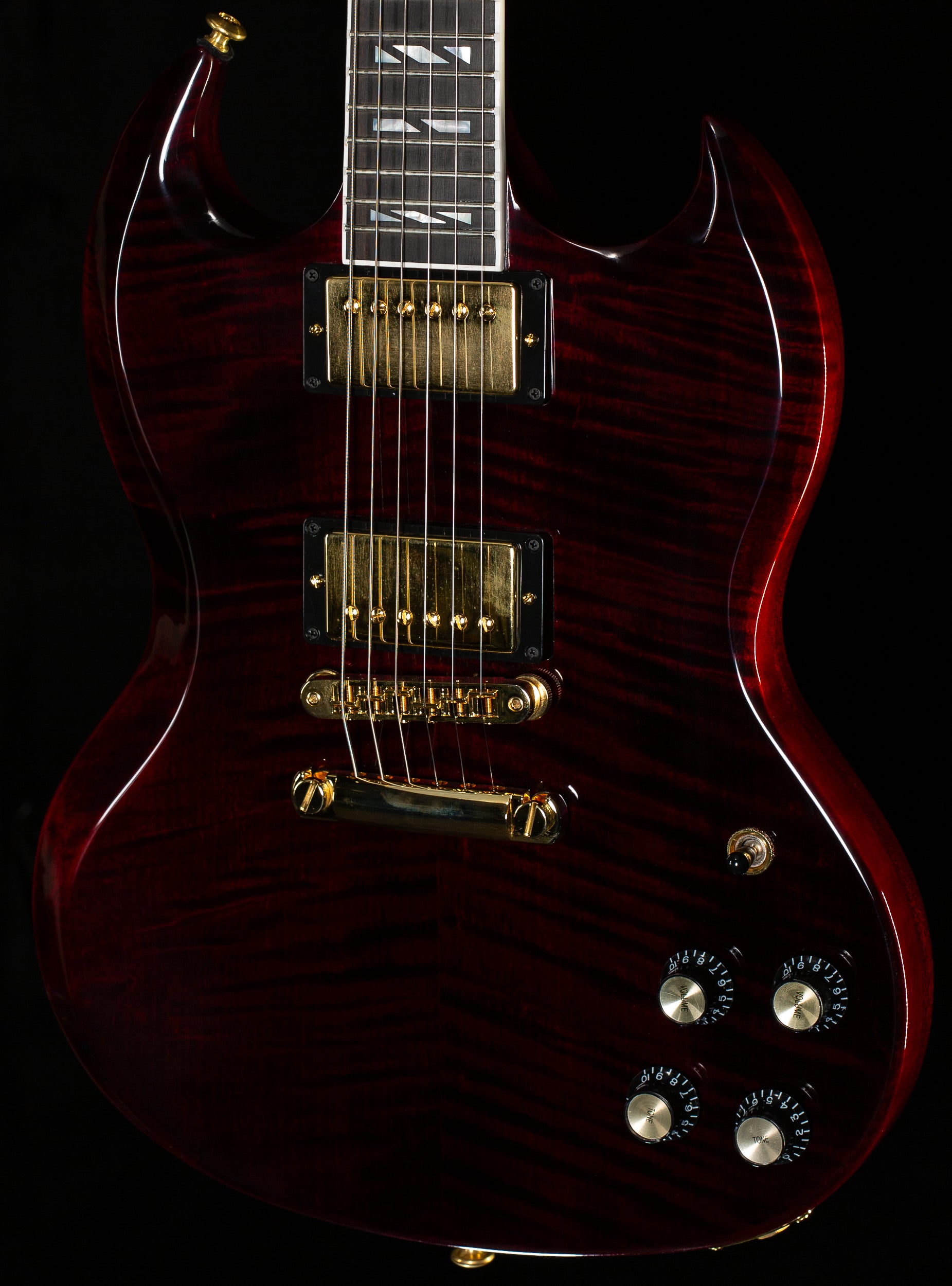 Gibson Custom Shop SG Elegant Figured Rust - Willcutt Guitars
