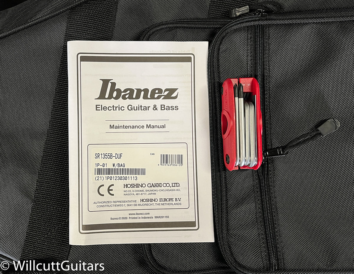 Ibanez SR1355BDUF Premium Bass 5-String Dual Mocha Burst Flat (113)