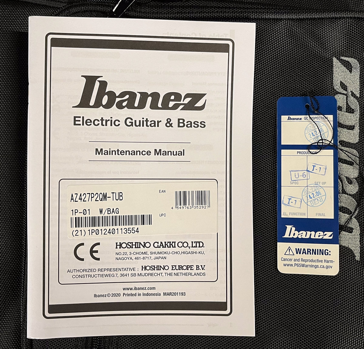 Ibanez Premium AZ427P2QM 7-string Twilight Blue Burst (554)