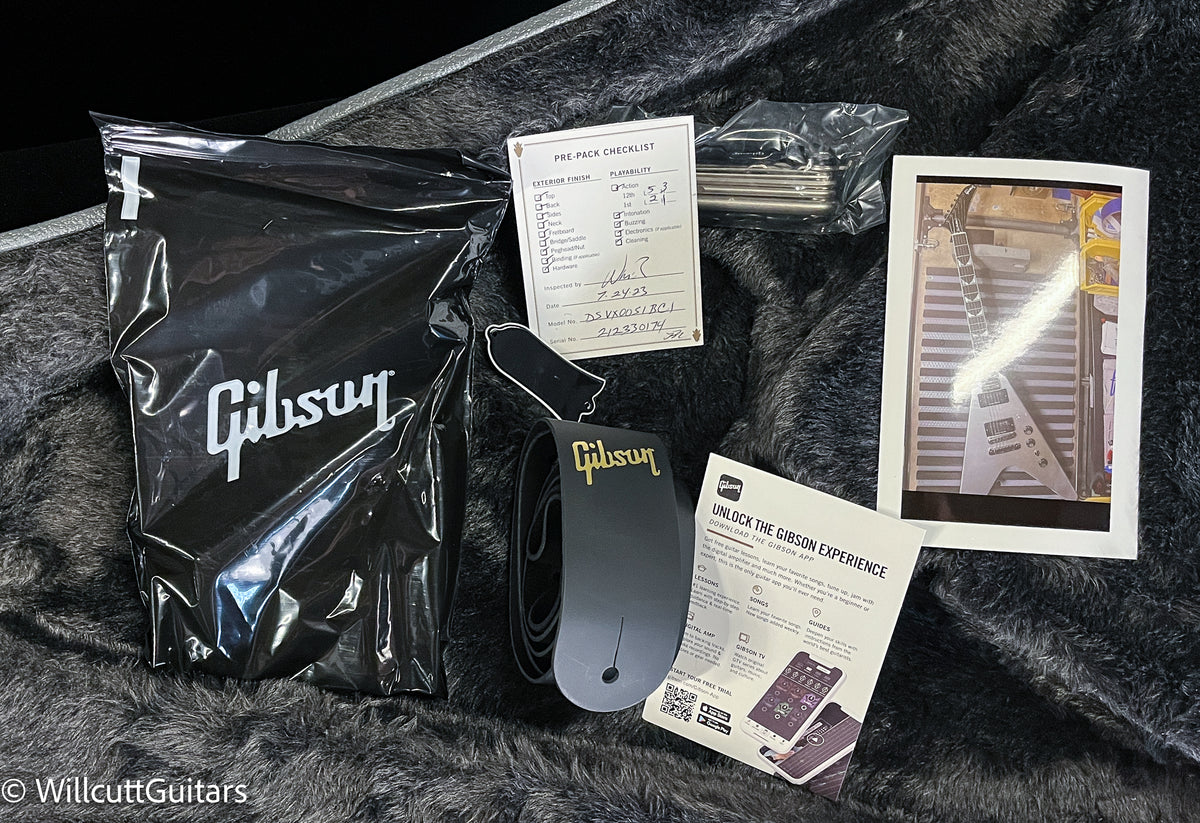 Gibson Dave Mustaine Flying V EXP Silver Metallic (174)