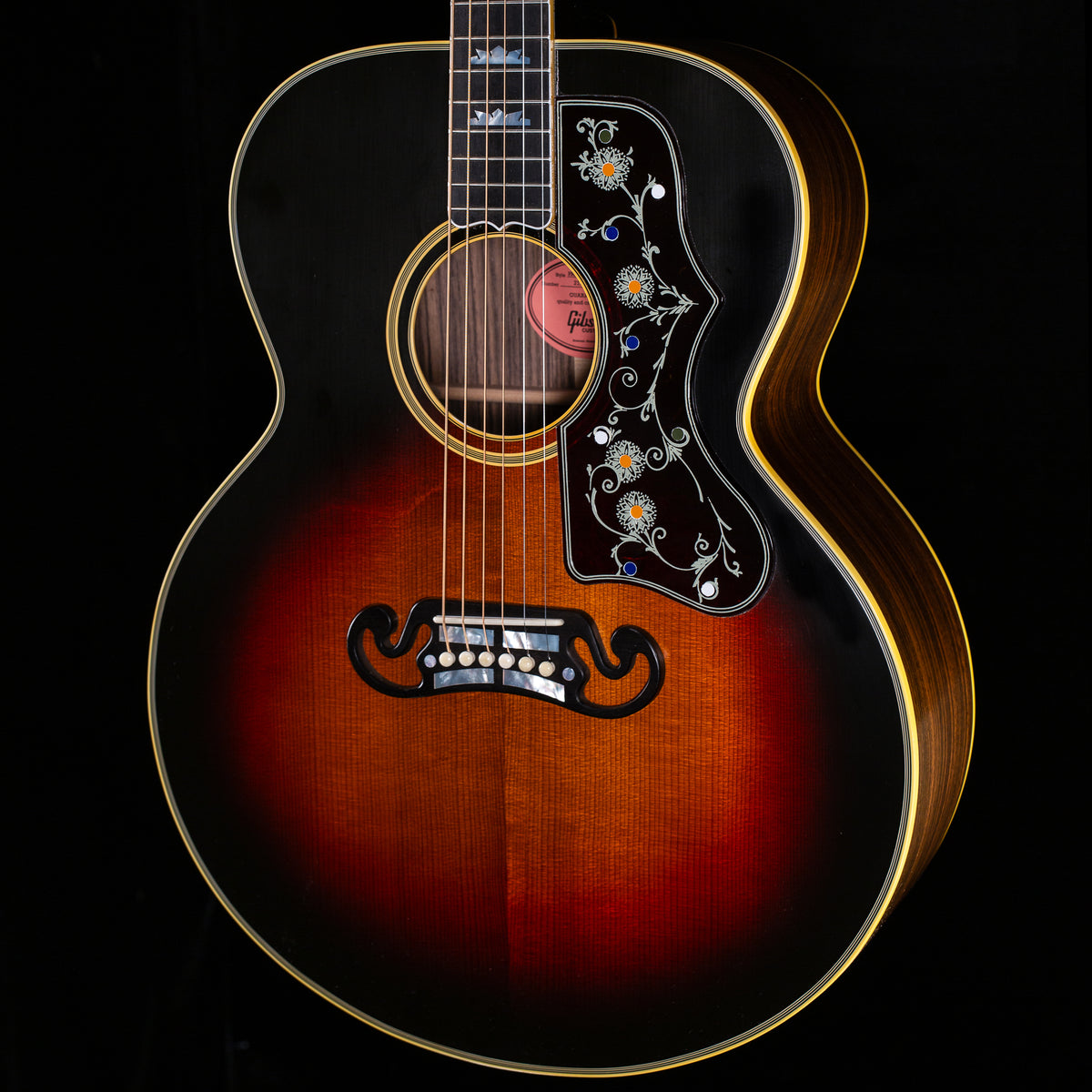 Gibson Custom Shop Pre-War SJ-200 Rosewood Vintage Sunburst (008)