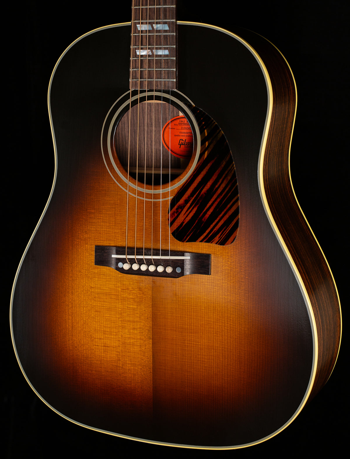 Gibson 1942 Banner Southern Jumbo Vintage Sunburst (050)