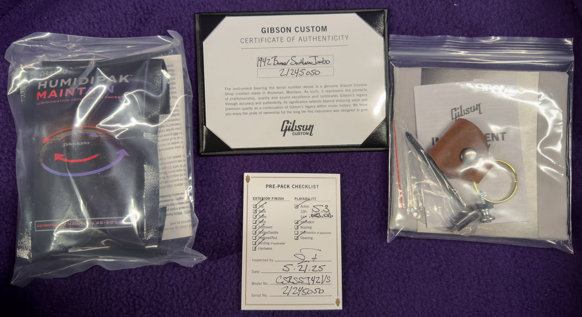 Gibson 1942 Banner Southern Jumbo Vintage Sunburst (050)