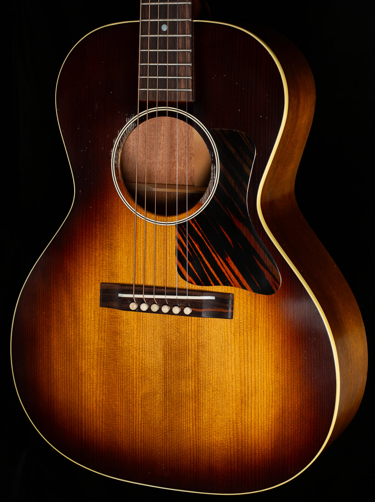 Gibson Custom Shop Willcutt Exclusive 1933 L-00 Murphy Lab Light Aged Vintage Sunburst Fire Stripe Pickguard (040)