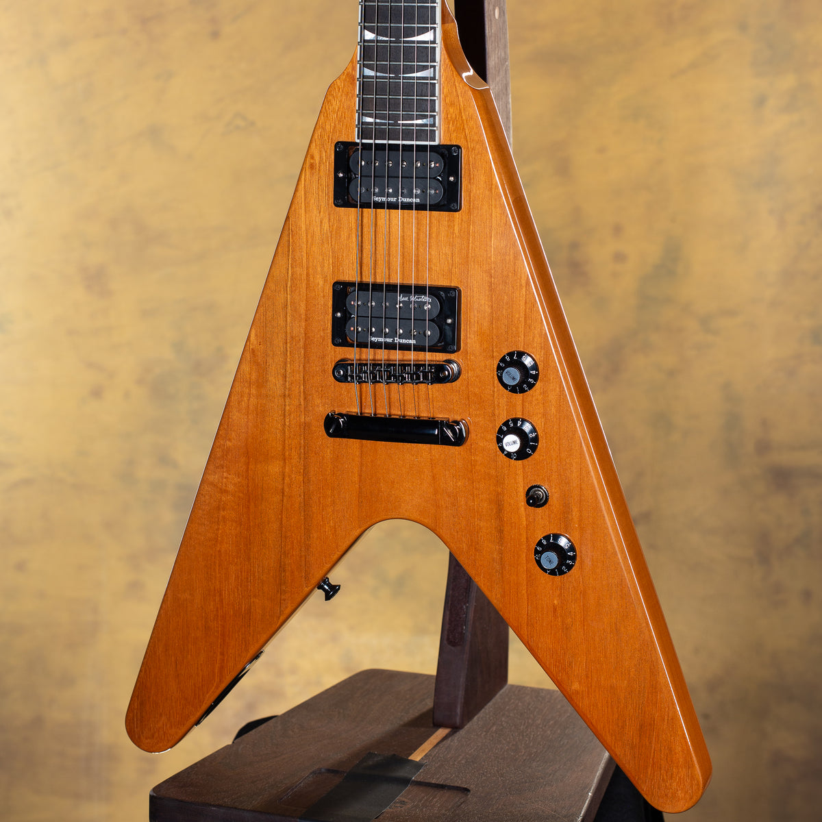 2023 Gibson Dave Mustaine Flying V EXP Antique Natural