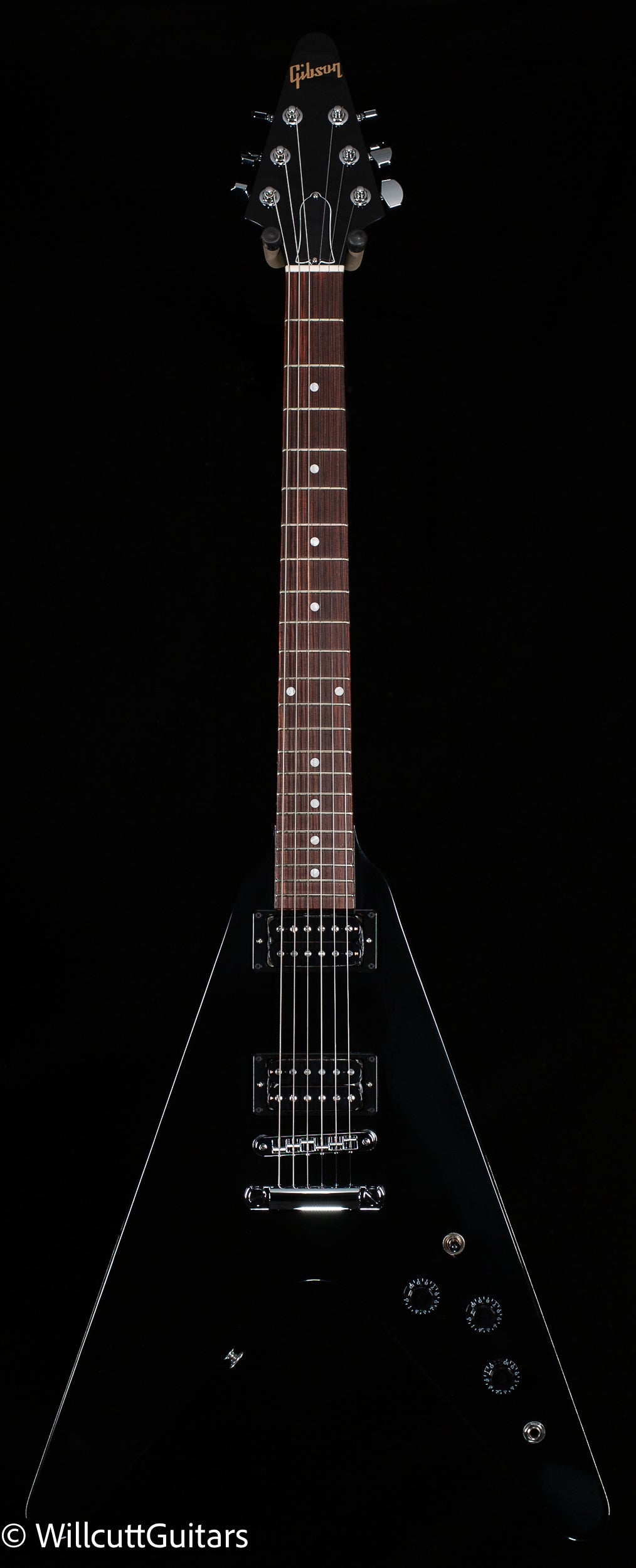 80s Flying V Ebony : Guitare Flying V Gibson 