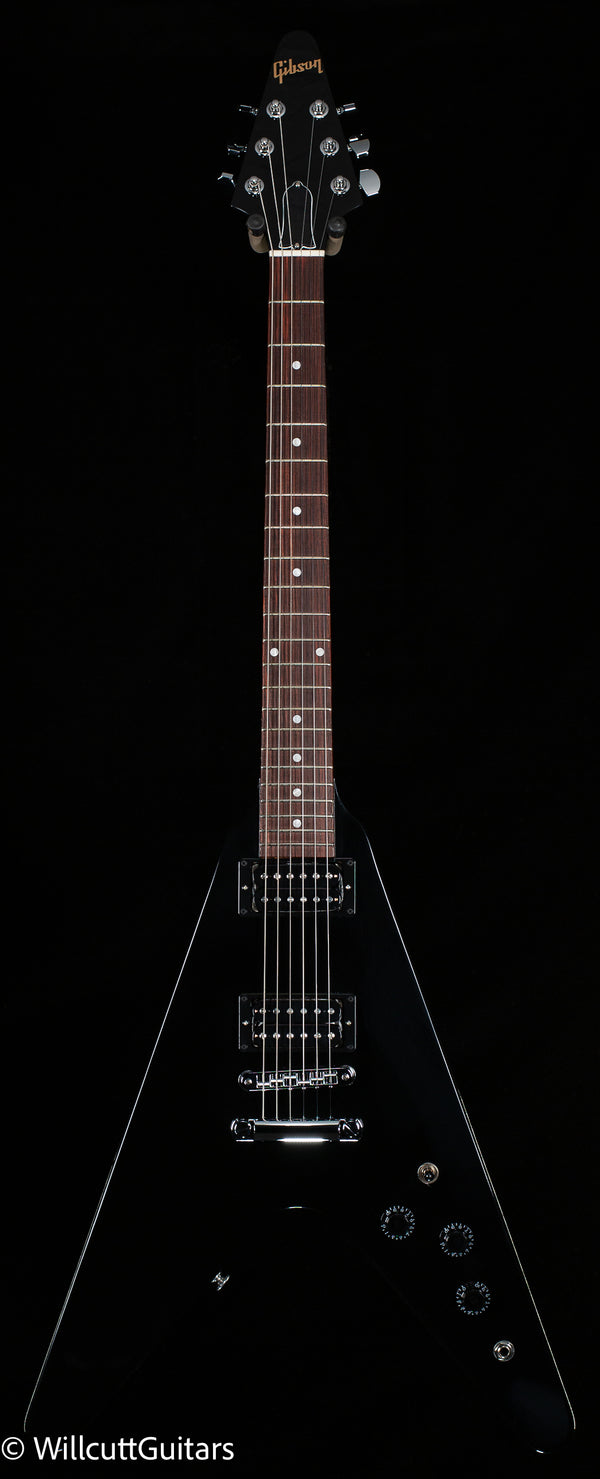 Gibson 80s Flying V Ebony (302) - Willcutt Guitars