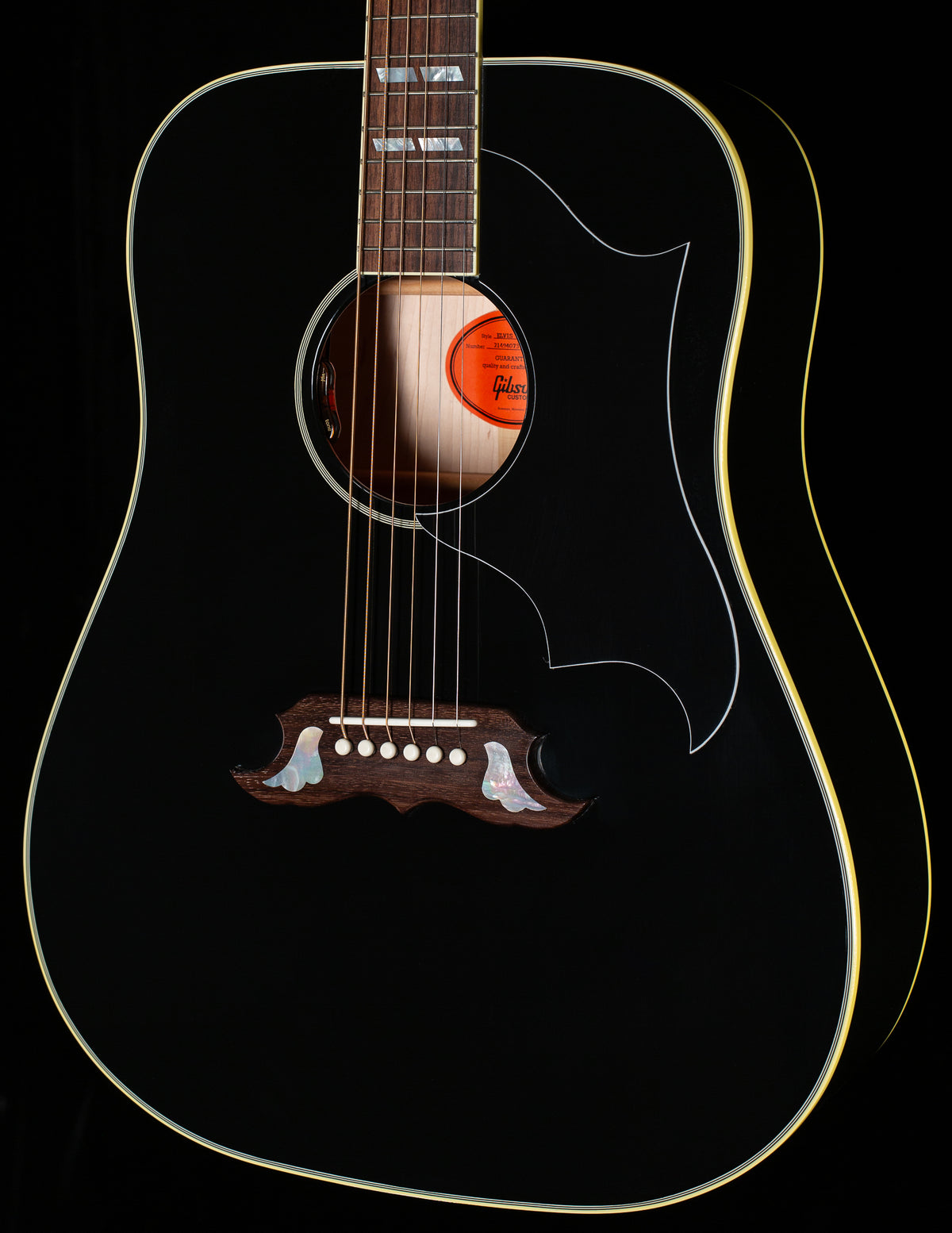 Gibson Elvis Dove Ebony (073)