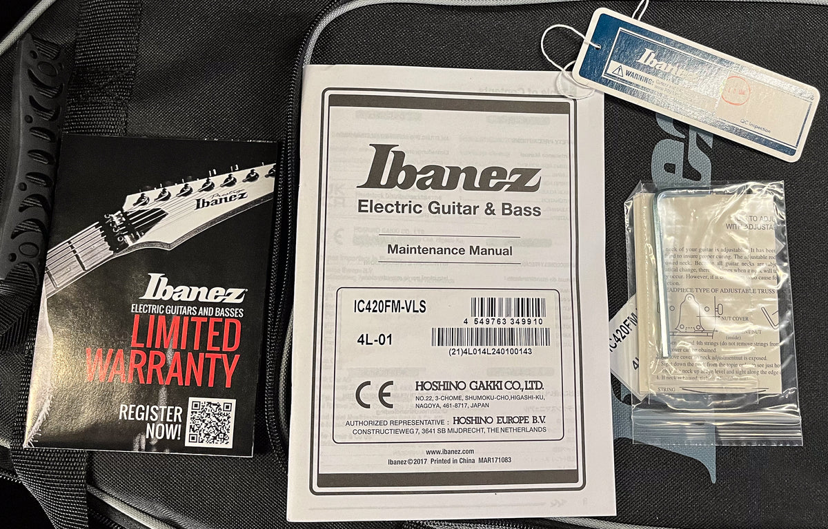 Ibanez Iceman IC420FM VLS Violin Sunburst (143)