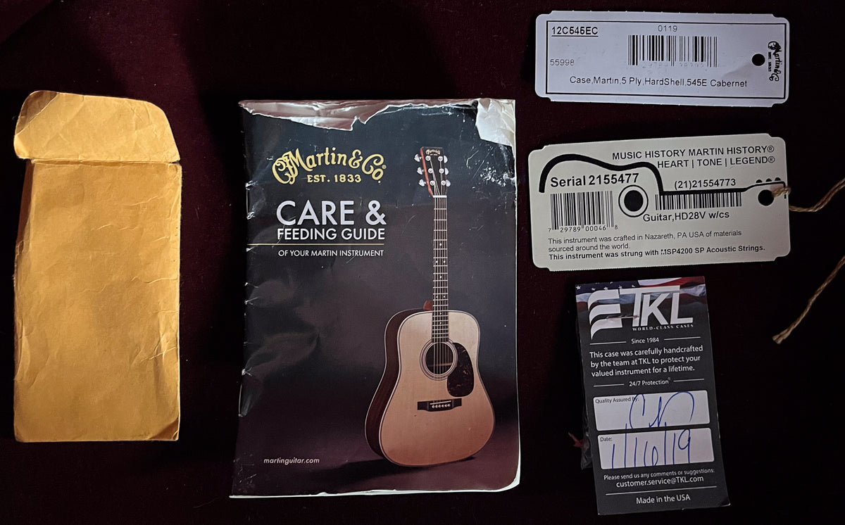 2017 Martin HD-28V Acoustic Guitar