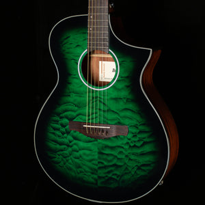 Ibanez AEWC16QA Acoustic Electric Guitar Trans Emerald Burst (748)