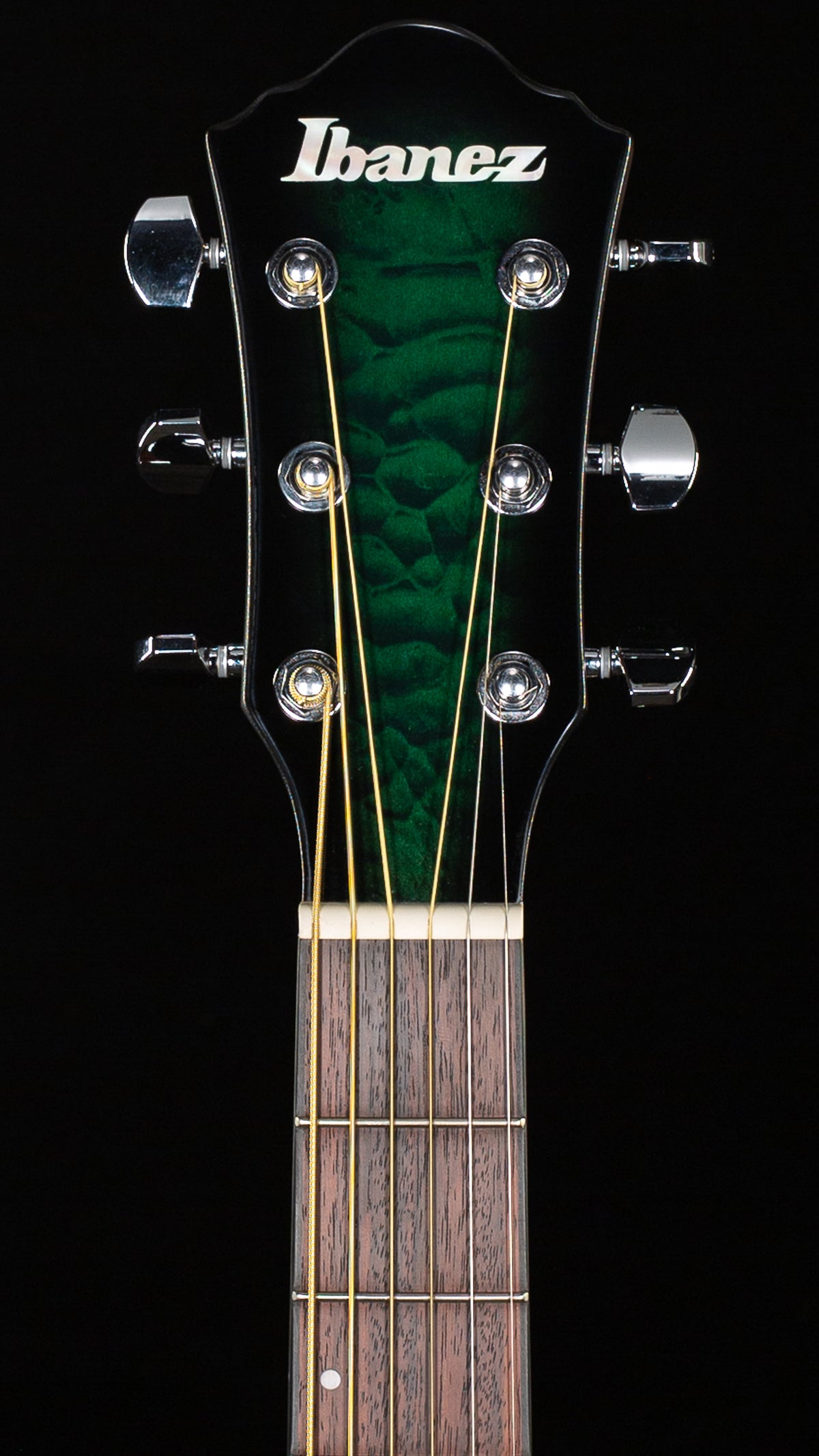 Ibanez AEWC16QA Acoustic Electric Guitar Trans Emerald Burst (748)