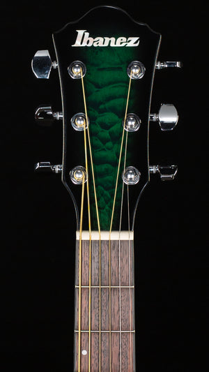 Ibanez AEWC16QA Acoustic Electric Guitar Trans Emerald Burst (748)