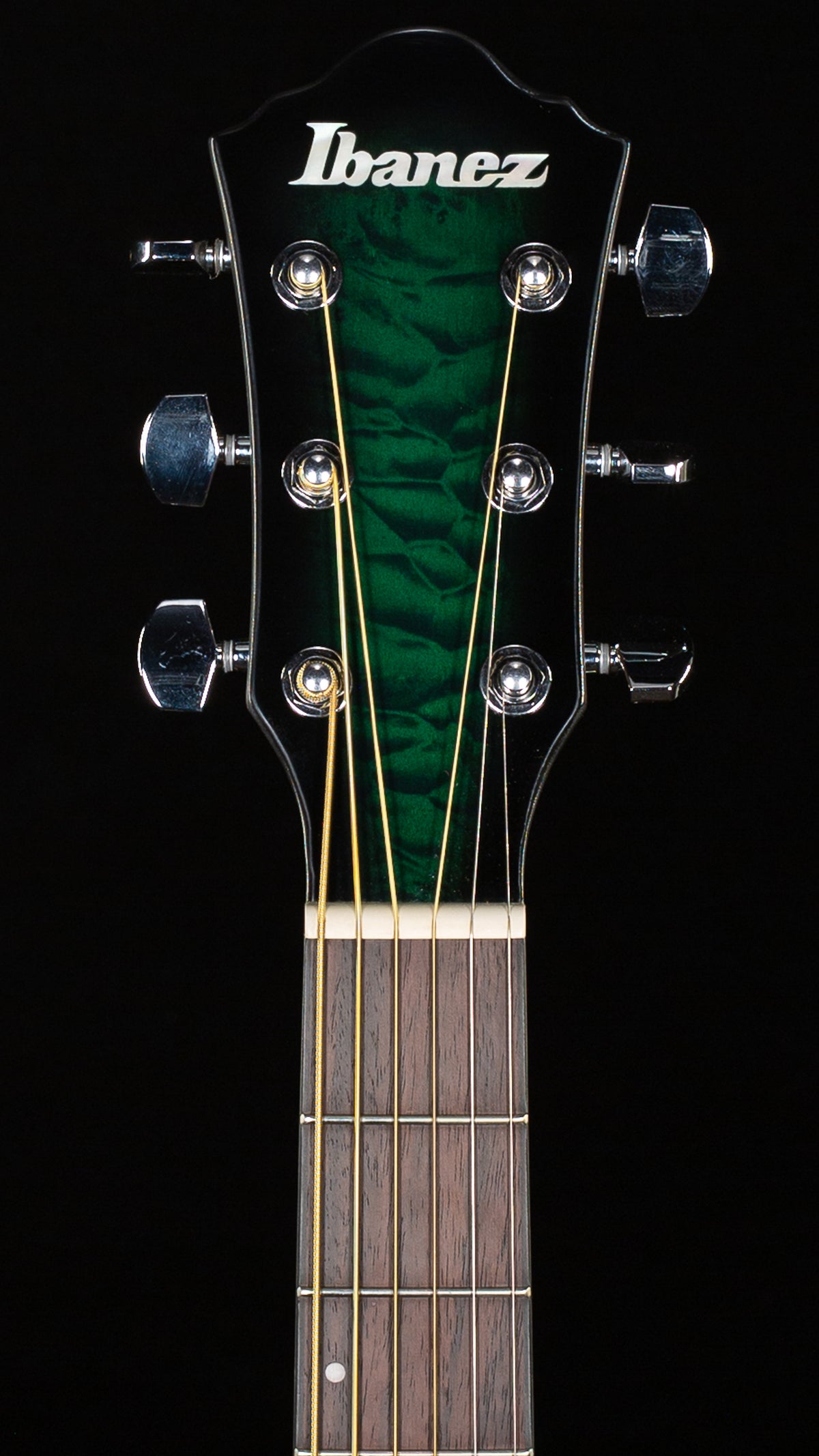 Ibanez AEWC16QA Acoustic Electric Guitar Trans Emerald Burst (760)