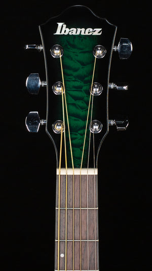 Ibanez AEWC16QA Acoustic Electric Guitar Trans Emerald Burst (760)