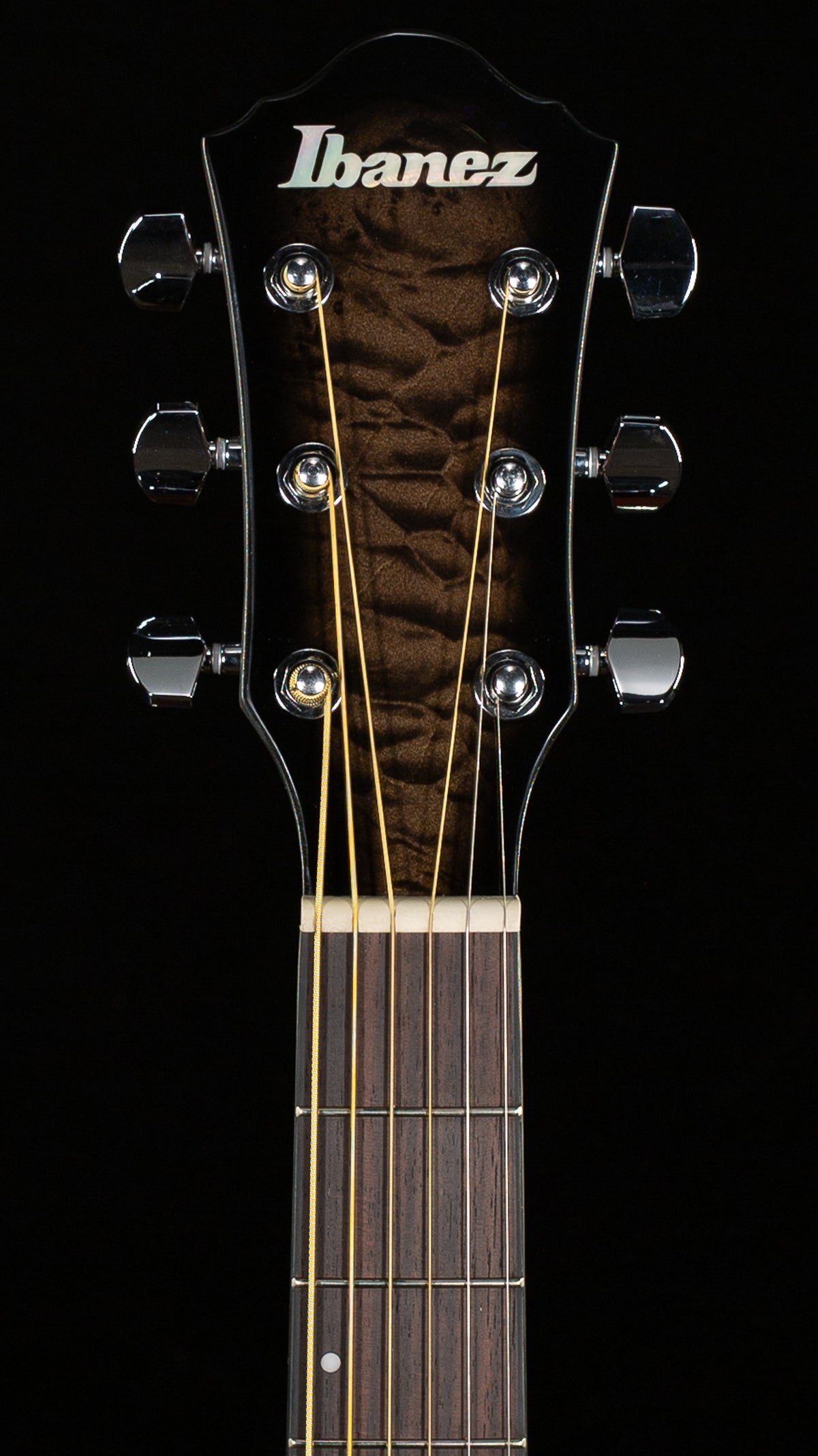 Ibanez AEWC16QA Acoustic Electric Guitar Trans Black Sunburst (776)