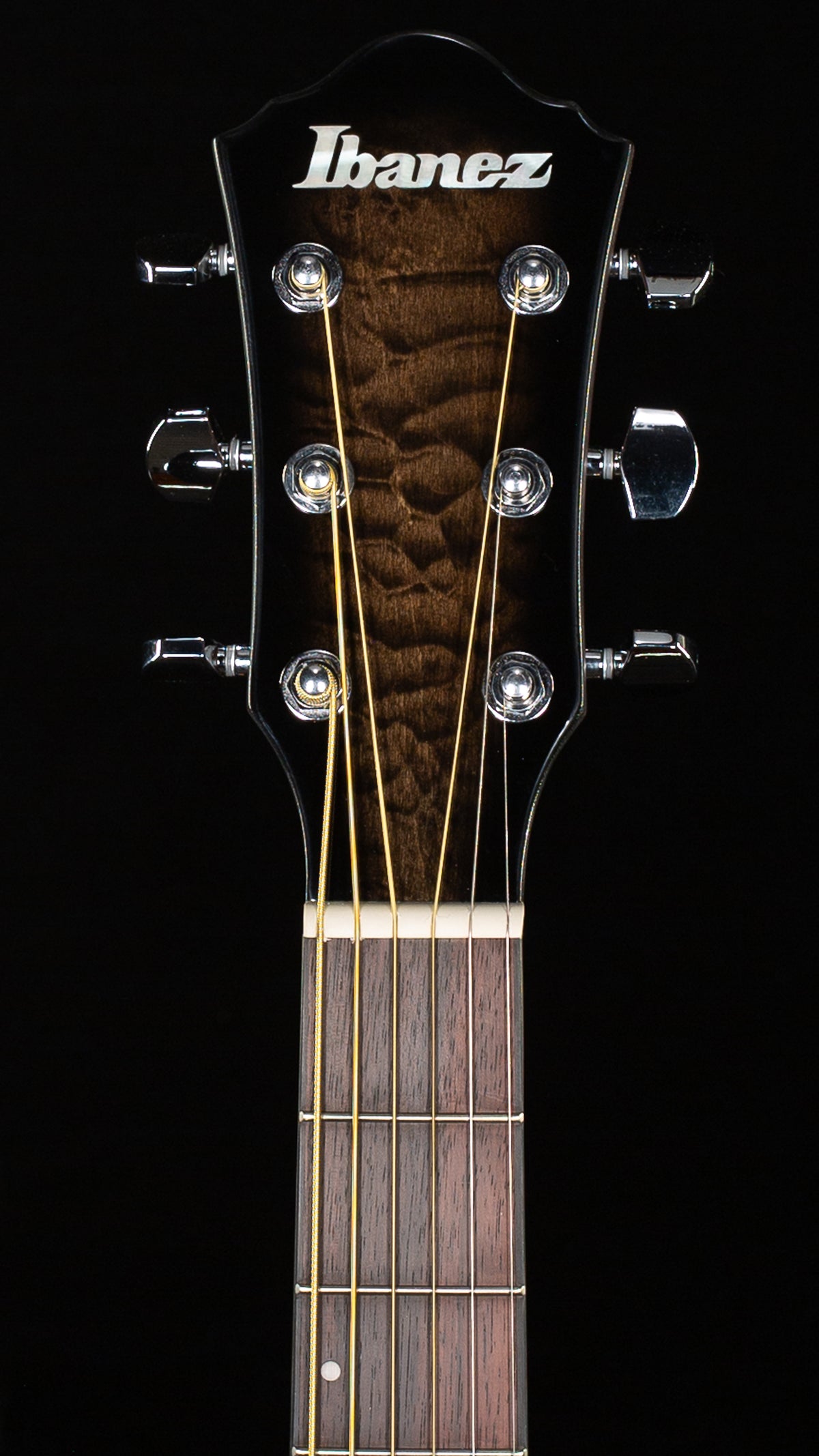 Ibanez AEWC16QA Acoustic Electric Guitar Trans Black Sunburst (780)