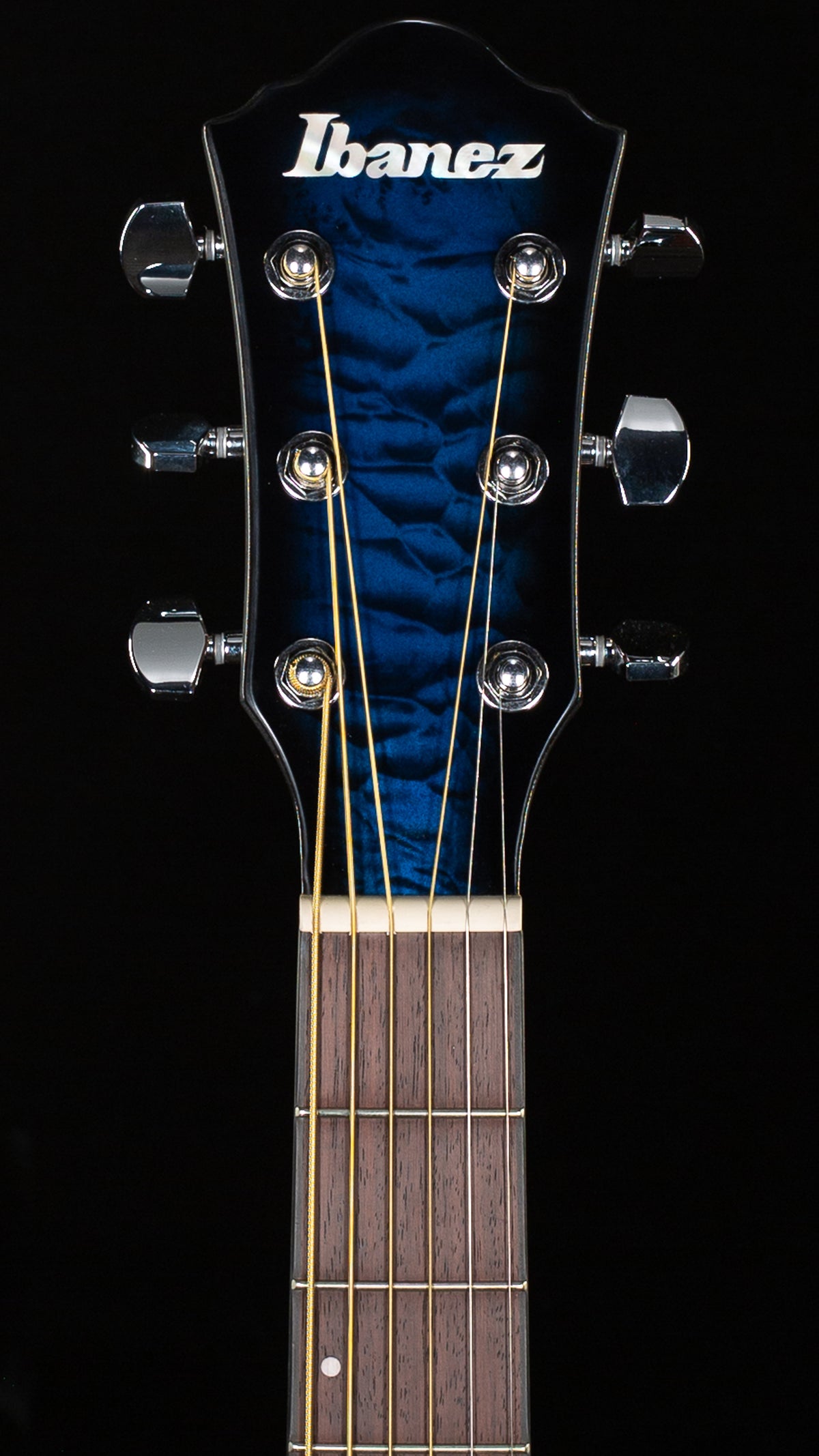 Ibanez AEWC16QA Acoustic Electric Guitar Trans Blue Sunburst (826)