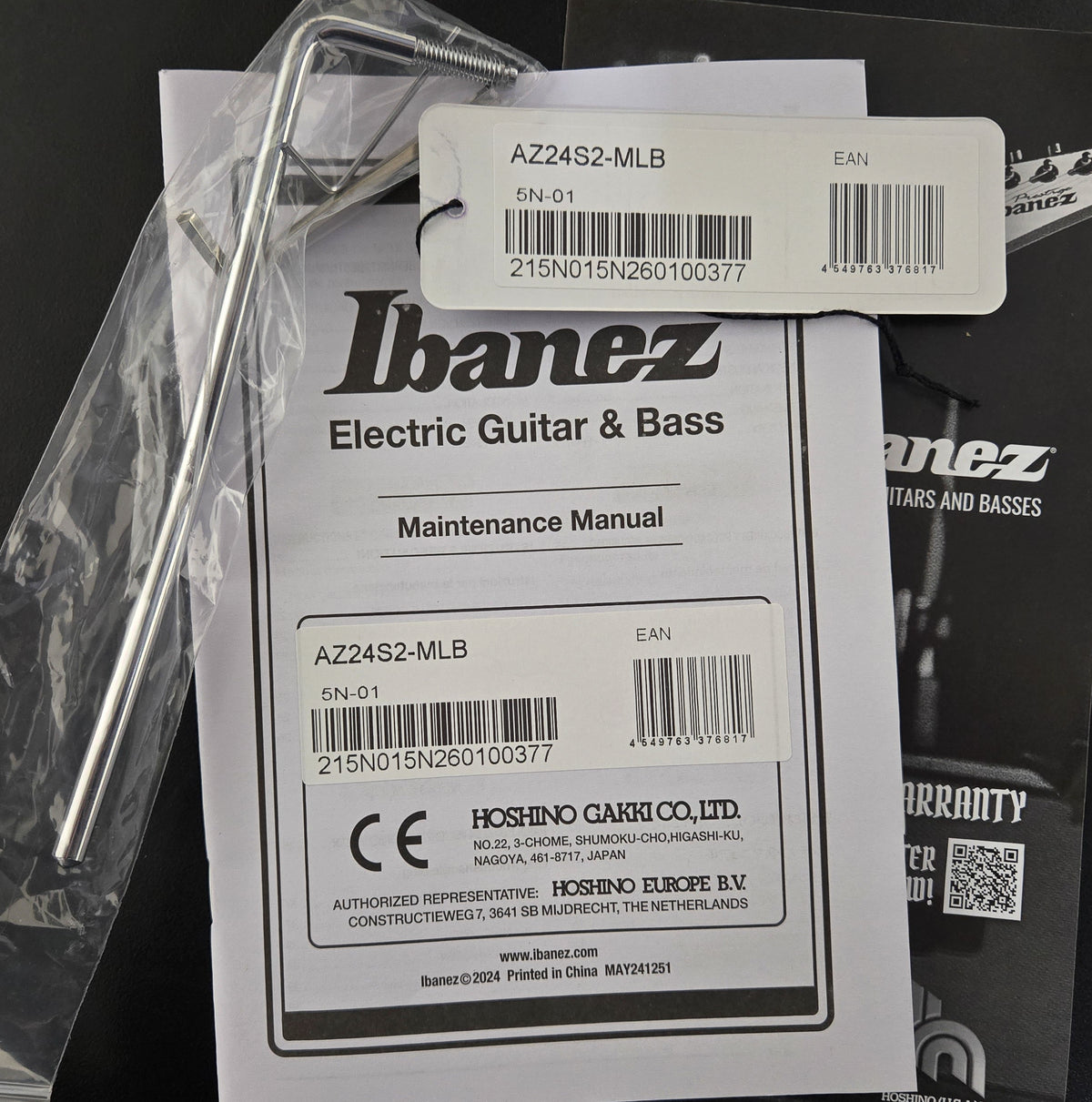 Ibanez Standard AZ24S2 Metallic Light Blue (377)