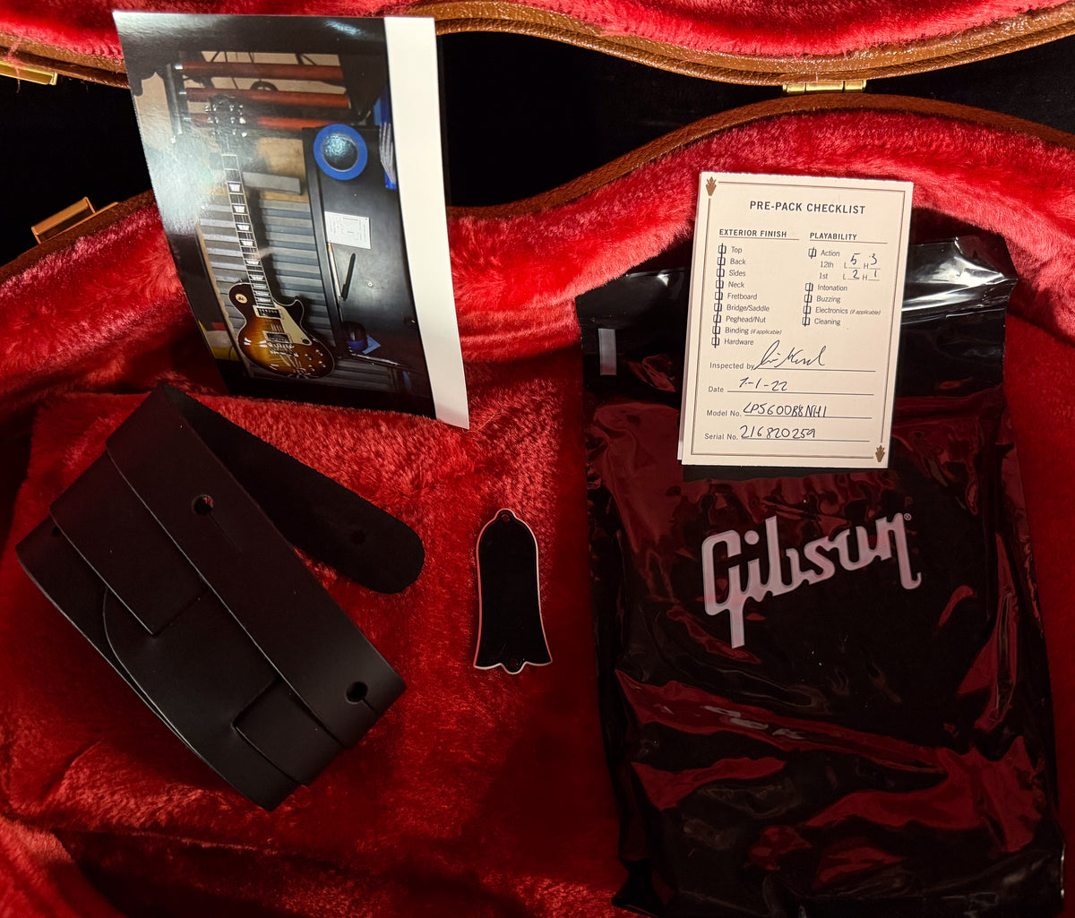 2022 Gibson Les Paul Standard 60s Figured Top Bourbon Burst