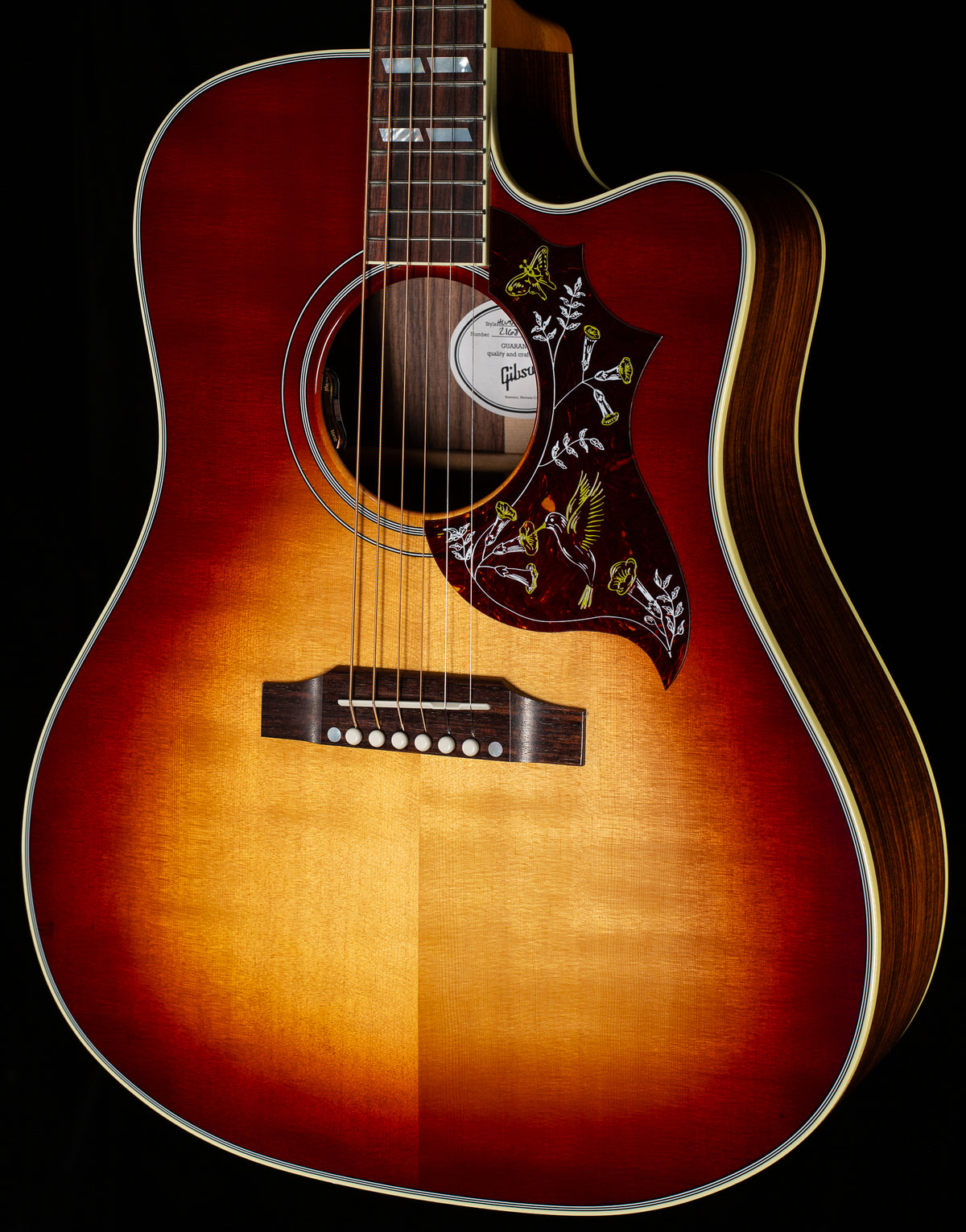 Gibson Hummingbird Standard Rosewood EC Rosewood Burst (120)