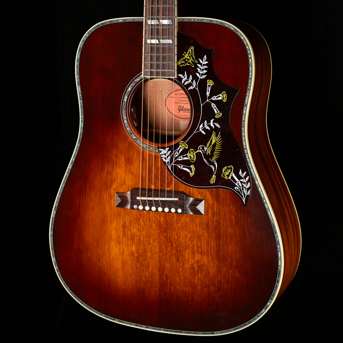 Gibson Custom Shop Hummingbird Anniversary Limited Edition Cremona Burst (010)