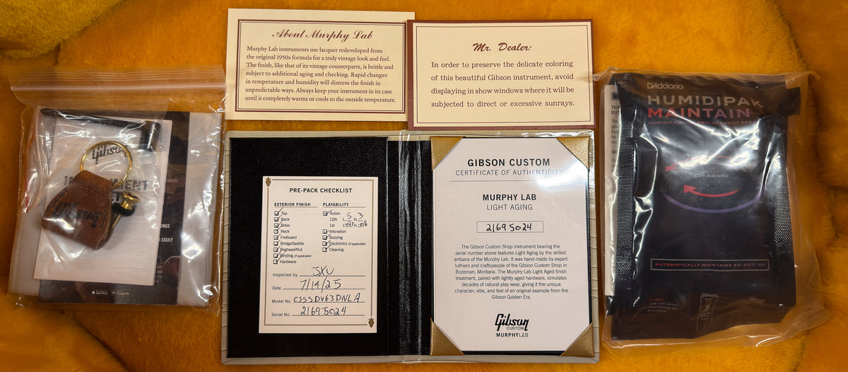 Gibson Custom Shop 1963 Dove Murphy Lab Light Aged Dark Natural (024)