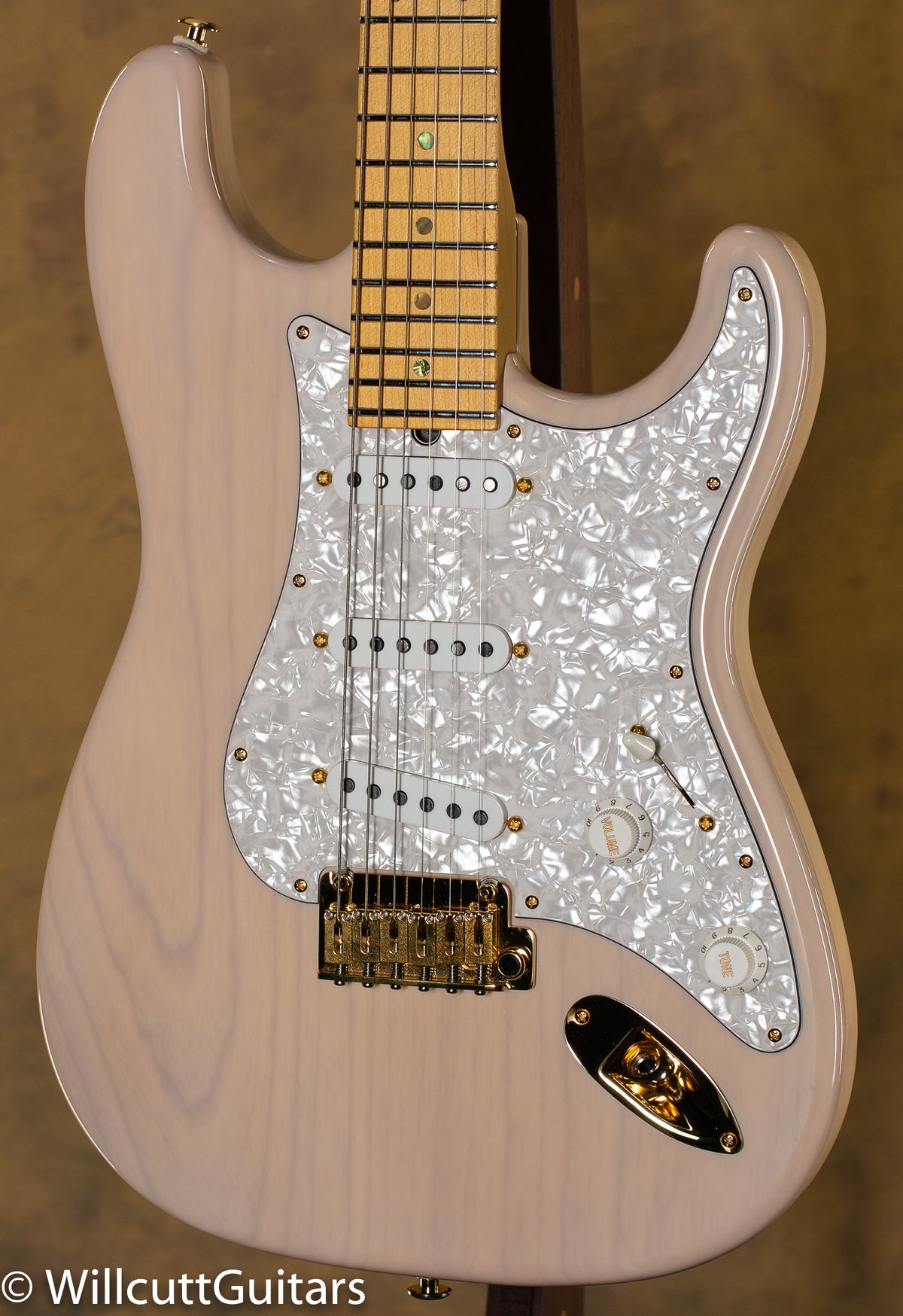Suhr Classic S Trans White Gold Hardware
