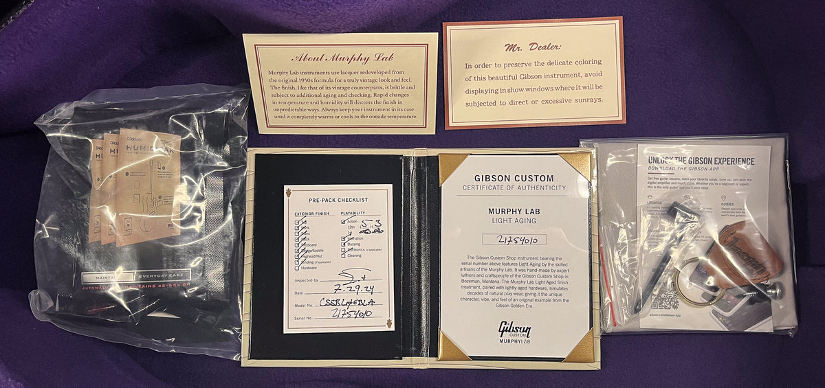 Gibson Custom Shop 1933 L-00 Murphy Lab Light Aged Ebony (010)