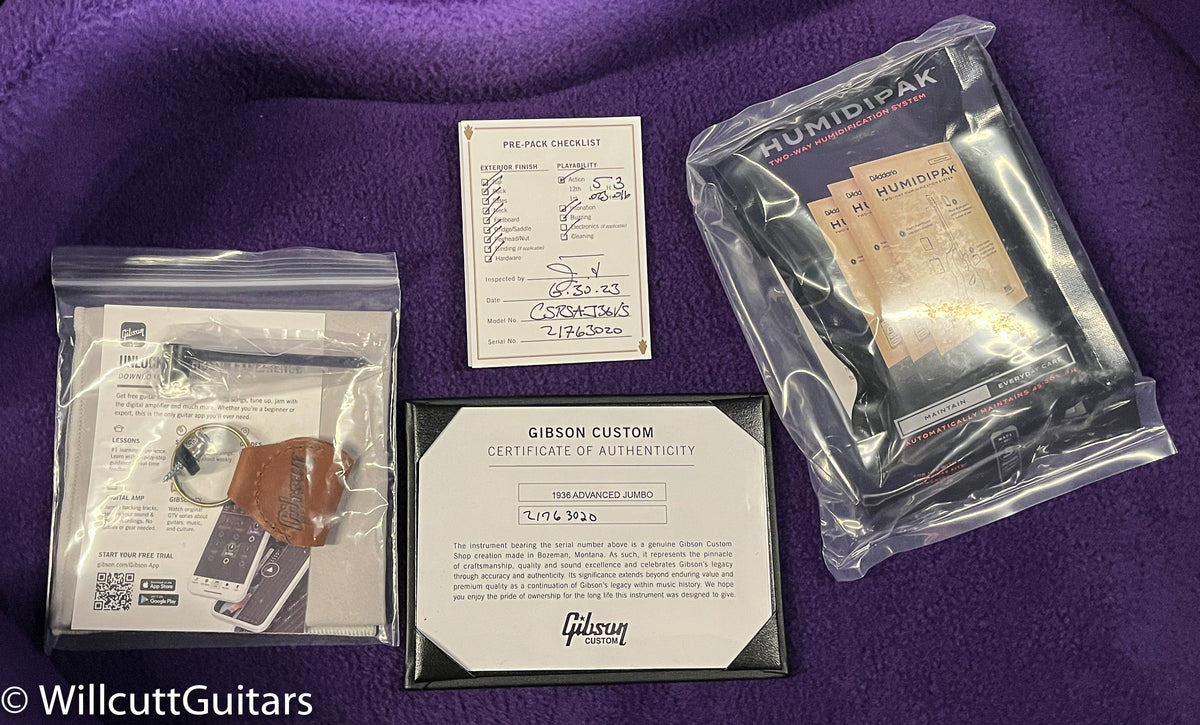 Gibson Custom Shop 1936 Advanced Jumbo Vintage Sunburst (020)