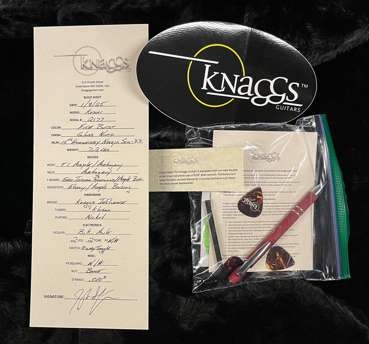 Knaggs Influence Kenai FireBurst Navajo Sun 15th Anniversary Package (177)