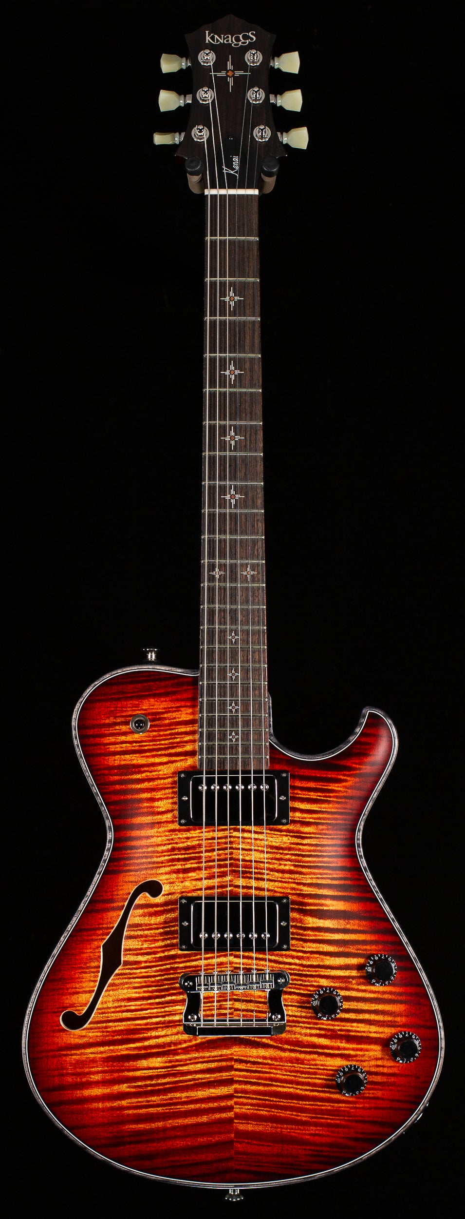 Knaggs Influence Kenai Hollowbody Fire T2 Maple Top (178)