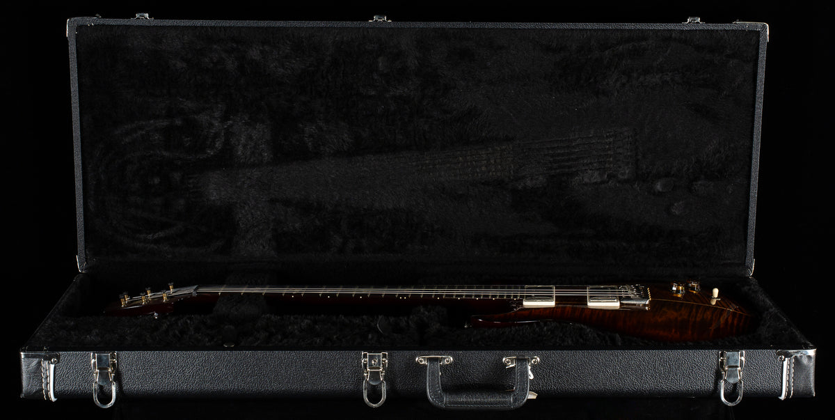 2015 PRS Santana Signature Black Gold Burst 10 Top