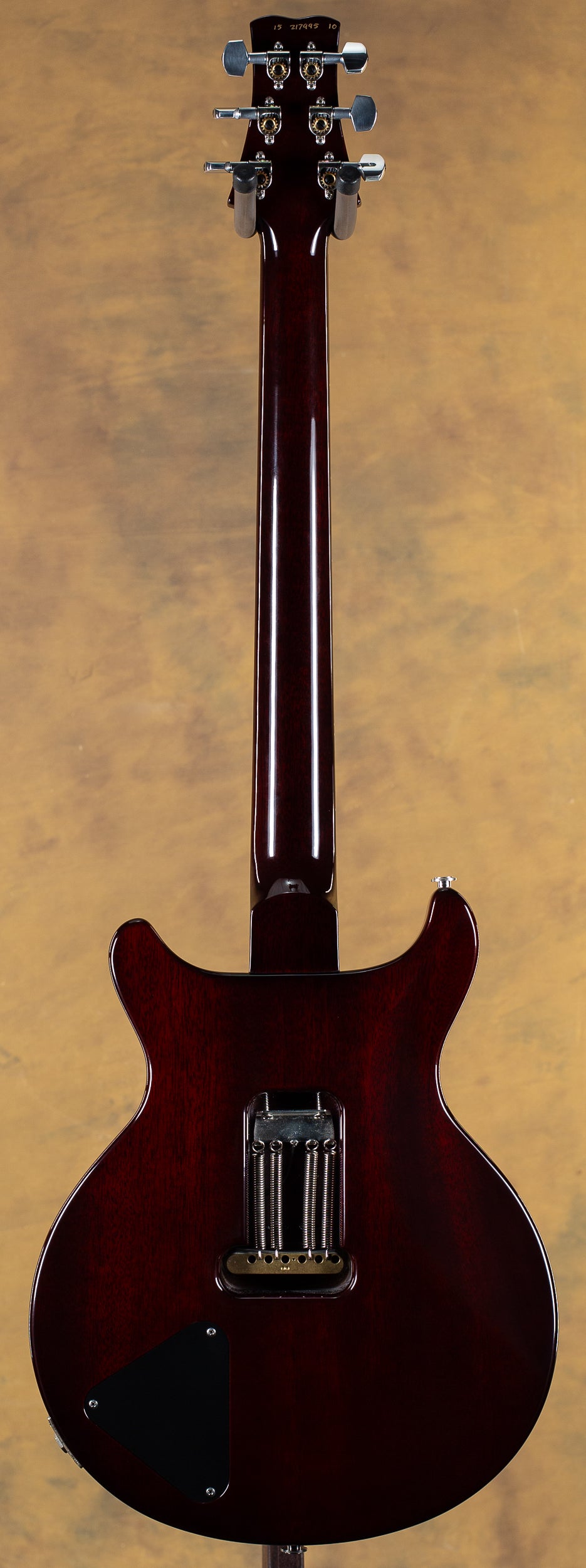 2015 PRS Santana Signature Black Gold Burst 10 Top