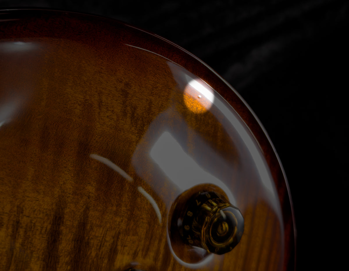 2015 PRS Santana Signature Black Gold Burst 10 Top