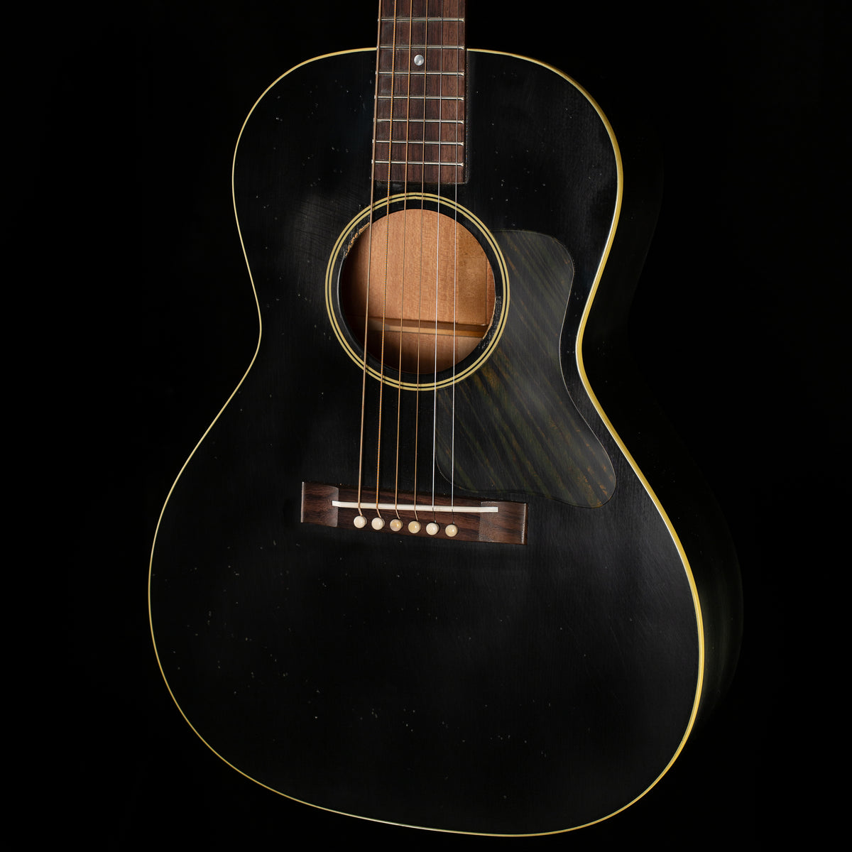 Gibson Custom Shop 1933 L-00 Murphy Lab Light Aged Ebony Firestripe Pickguard (001)