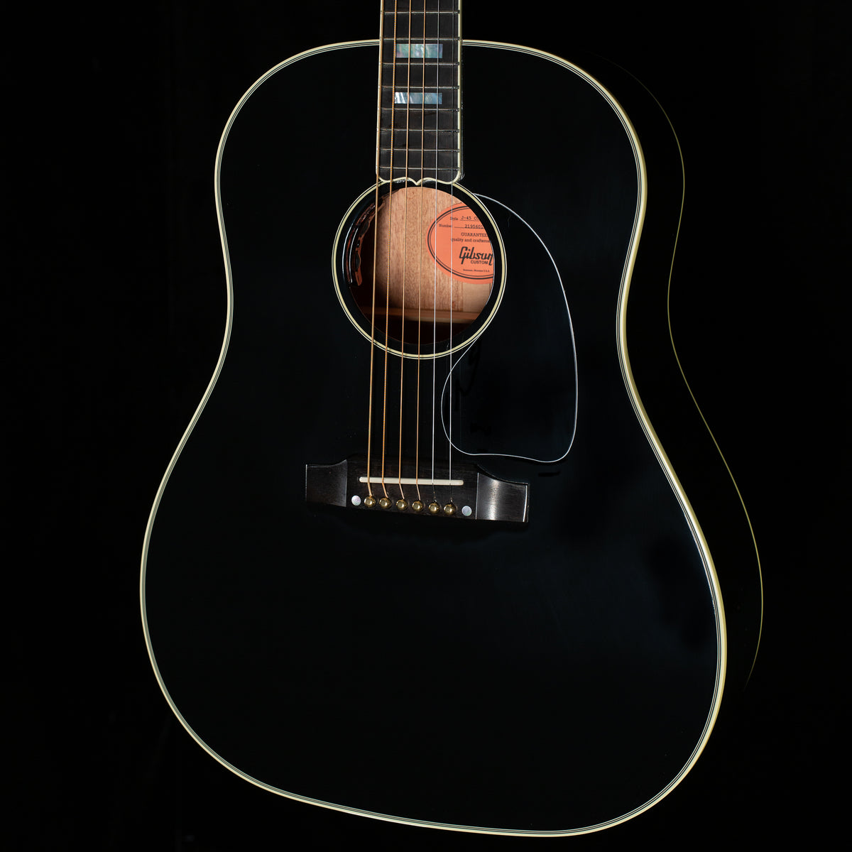 Gibson Custom Shop J-45 Custom Ebony (011)