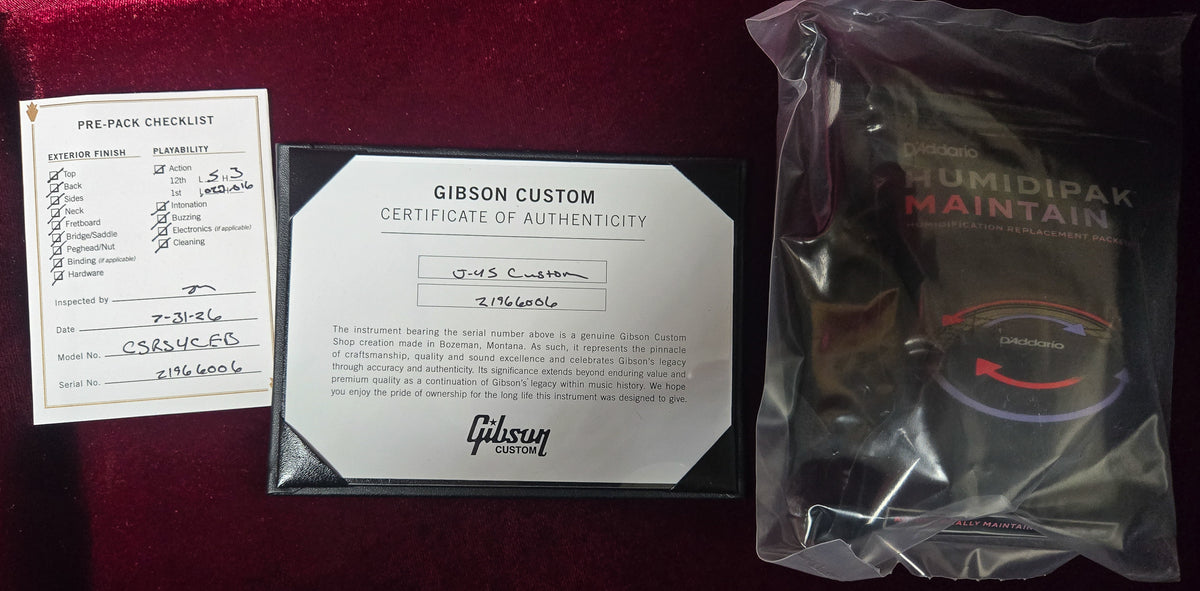 Gibson Custom Shop J-45 Custom Ebony (006)
