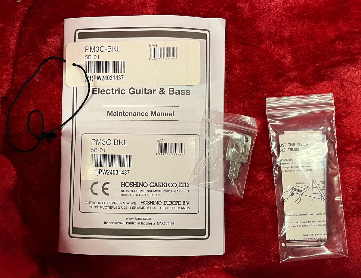 Ibanez PM3CBKL Pat Metheny Signature Hollowbody Black Low Gloss (437)