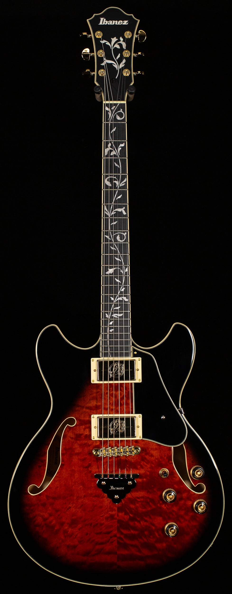 Ibanez Artcore Expressionist AS93QMSPDBS Semi-hollow Dark Brown Sunburst (970)