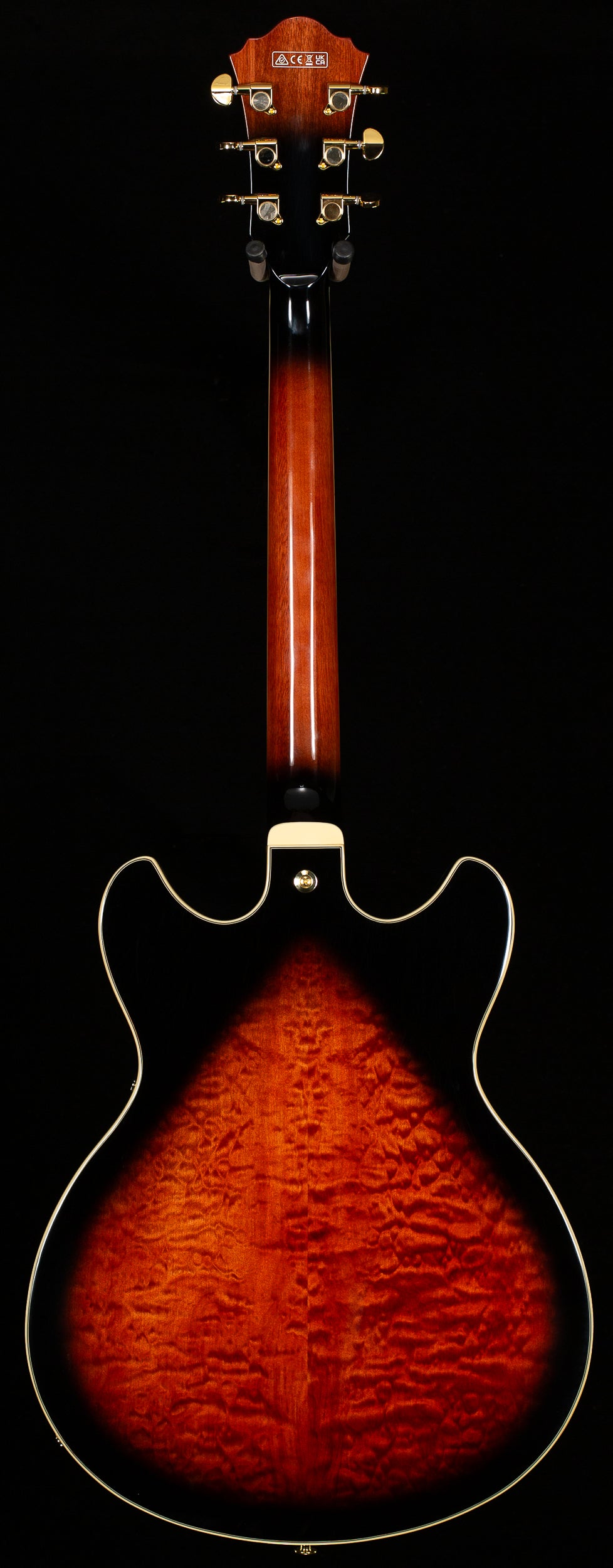 Ibanez Artcore Expressionist AS93QMSPDBS Semi-hollow Dark Brown Sunburst (970)