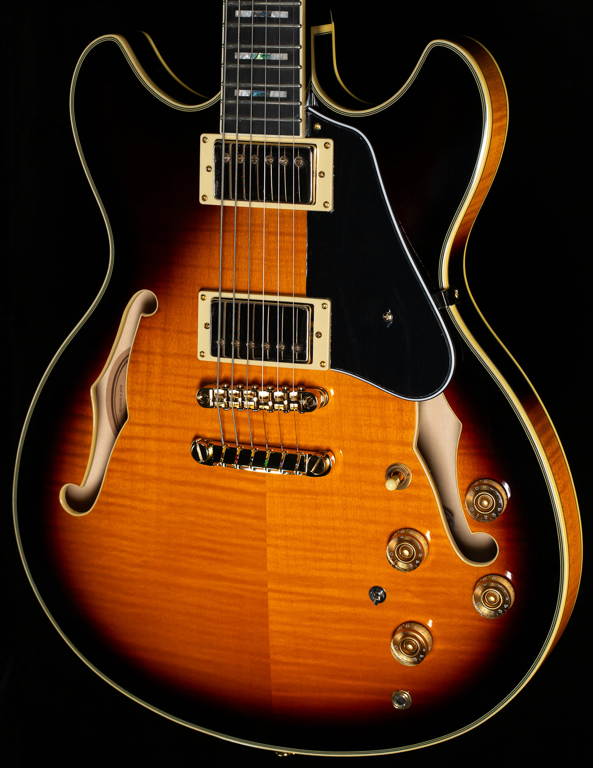 Ibanez JSM10VYS John Scofield Signature Vintage Yellow Sunburst (405)