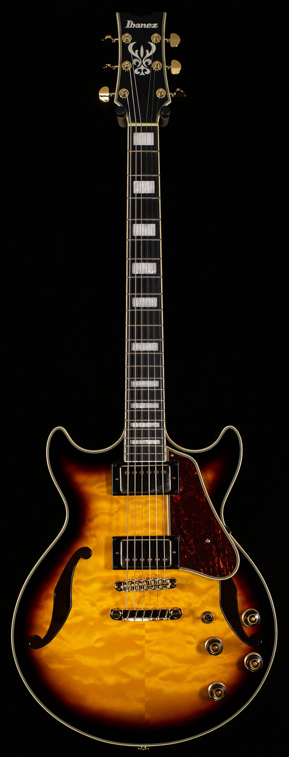 Ibanez Artcore Expressionist AM93QM  Antique Yellow Sunburst (523)