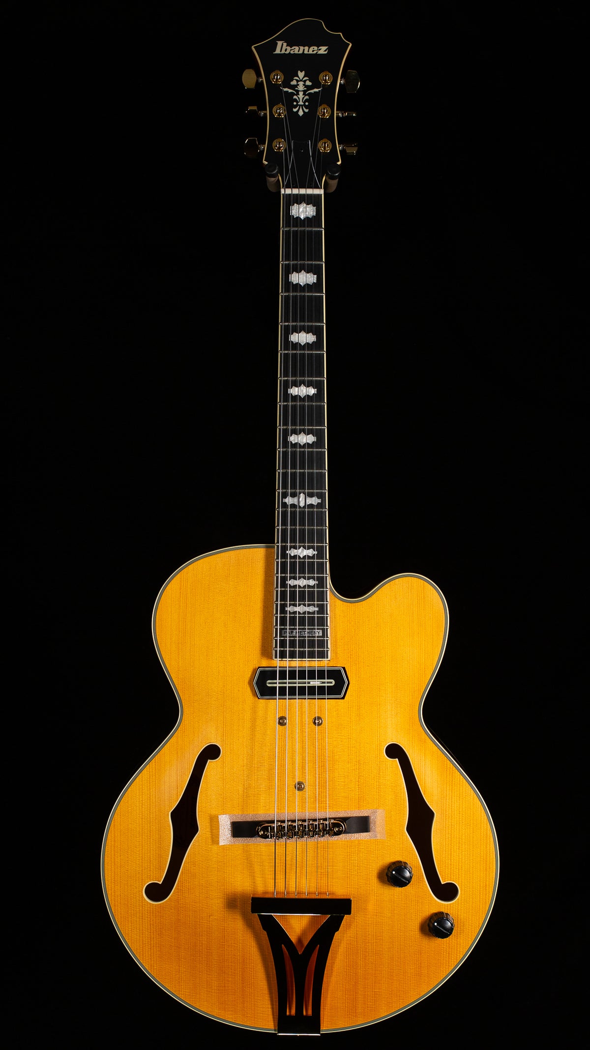 Ibanez PM3CNAL Pat Metheny Signature Hollowbody Natural Amber Low Gloss (558)