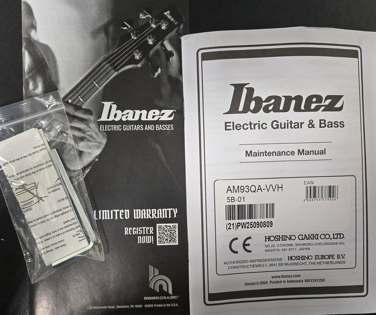 Ibanez Artcore Expressionist AM93QA Hollowbody Vintage Violin High Gloss (809)